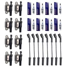 8 Herko B058 Ignition Coils + 8 OEM 41-962 Spark Plugs + 8 Spark Plug Wires