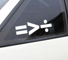 Equal Is Greater Then Divided  Decal STICKER VINYL DECAL SOCIAL JUSTICE PEACE 