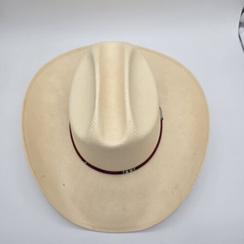 Wrangler Lammfell Leder Cowboy Hut entworfen von Joe Bean Größe 7,5 - Bild 3 von 8