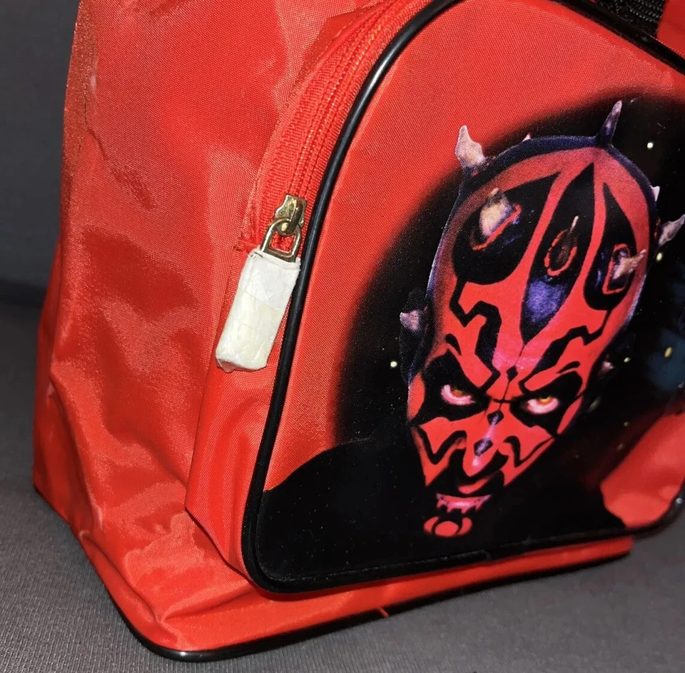 Original Star Wars Kinder Rucksack Darth Maul Rot Lucasfilm Merch Episode 1 - Bild 4 von 4