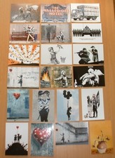 BANKSY ART PRINTS 20 POSTCARD SIZE PHOTO PRINTS  ...