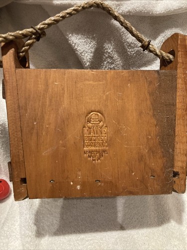 The Maine Bucket Company Hanging Half Bucket Natural Wood The Maine Bucket Co. - Picture 6 of 14