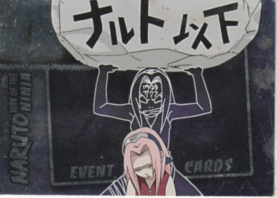 NARUTO ナルト トレーディングカード No.46 PANINI NARUTO WAY OF THE NINJA EVENT CARD #46 2002 SAKURA RARE