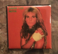 *Vintage 1½'' Pinback Button - David Lee Roth - Van Halen