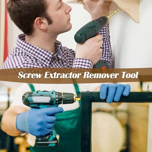 Juego de Extractor de Tornillos Despojado Daño Roto Perno Removedor Broca Kit de Herramientas de Mano - Imagen 6 de 11