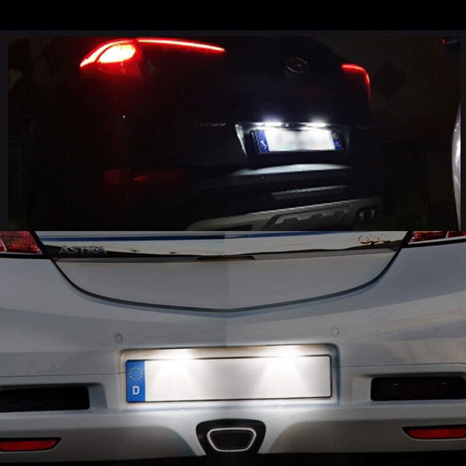 UK LED Plate Number License Lamp For Vauxhall/Opel Adam Zafira Meriva A