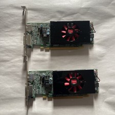 LOT OF 2 AMD Radeon 109-C55257-01 02 1GB DVI PCIe Graphics Card V290 VER 1.1
