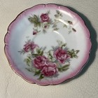 Antique China Made in Occipied Japan Pink Gold Trim Floral 5”