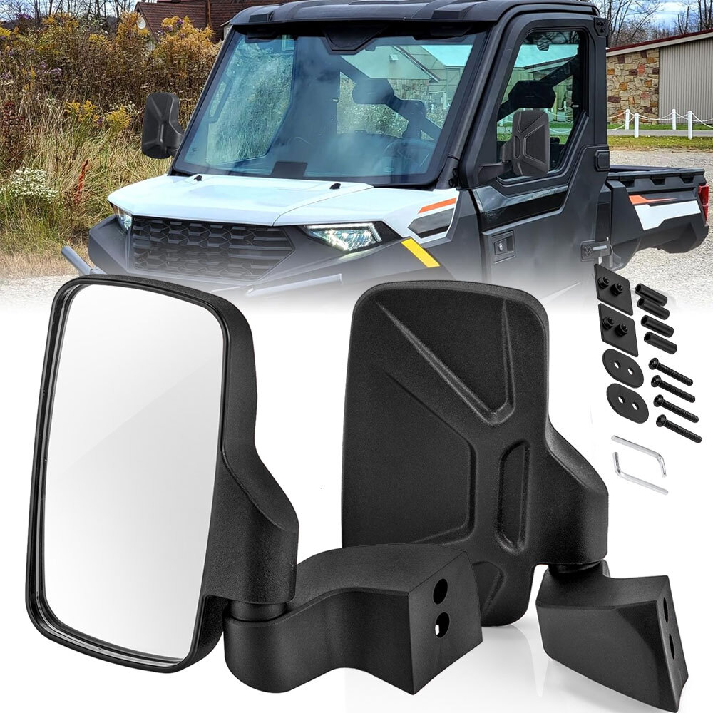 Door Mounted Side Mirrors 2889241 For 2018-2025 Polaris Ranger XP