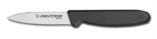 Dexter Russell 3 1/8 inch Tapered Point Parer Peeling Knife with Black Handle