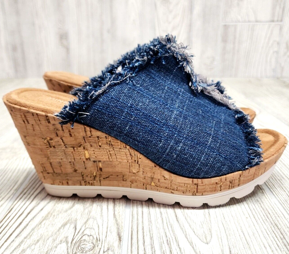 Minnetonka Women s York Wedge Slide Sandal 540473 size 8 eBay