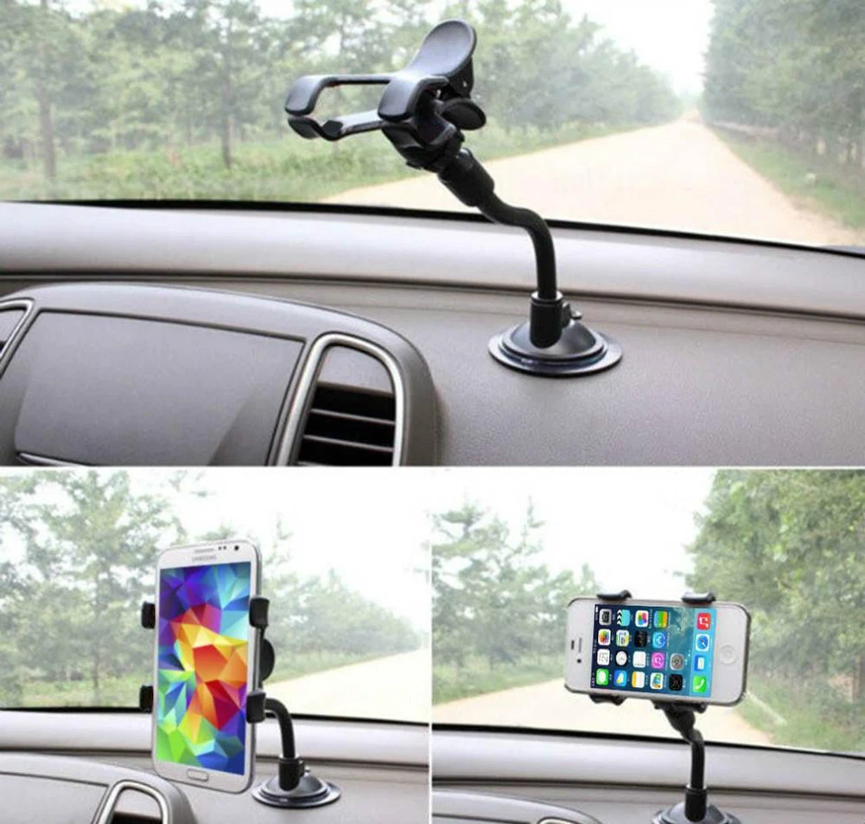 Universal 360° in-Car Windscreen Dashboard Holder Mount Any size Mobile Phone uk - Image 3 of 4