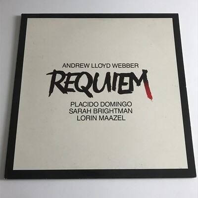 Andrew Lloyd Webber, Domingo, Brightman, Maazel - Requiem LP - EL 2702421 EX/EX