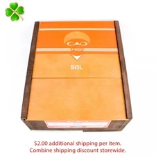 CAO Fasa Sol Gigante 6 x 60 Empty Wood Cigar Box 8.25" x 7" x 3.25"