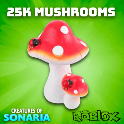 [  ONLINE] Creatures of Sonaria 25000 | COS 25K Mushrooms (shrooms)Fast Send  