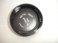 Heavy Duty Metal Rear Lens Cap for Minolta MD/MC SR Mount