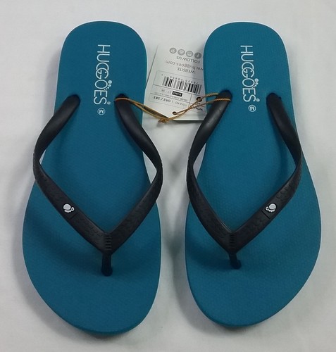 Neue türkisfarbene HUGGOES Damen-Flip-Flops (M, 37-38) - Bild 5 von 15