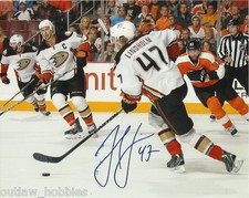 Anaheim Ducks Hampus Lindholm Autographed Signed 8x10 Photo COA C