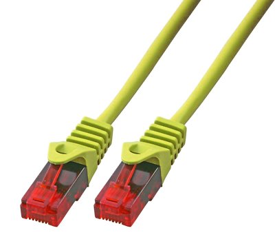 BIGtec 20m Gigabit Ethernet LAN Kabel Netzwerkkabel gelb