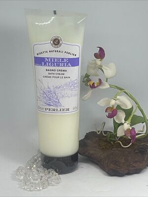 Perlier Miele Della Liguria Honey & Lavender Bath Cream - 8.4 fl oz-New - Sealed