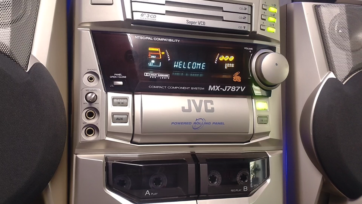 JVC Audio System MX-J787V &3 W speakers SP- MX J78. 5.1 Surround