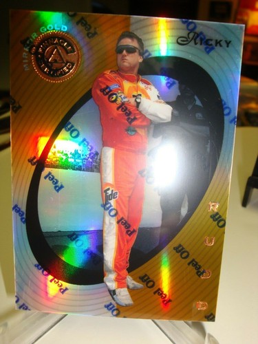 1997 Pinnacle Certified {MIRROR GOLD} Card #10 Ricky Rudd