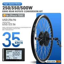 MTB Electric Bike 36V 48V 250W 350W 500W Brushless Rear Hub Motor 16-29inch 700C