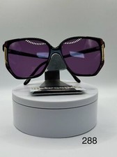 Vintage Oversize Sunglasses  NOS  Custom Style  Purple Lens  Oleg Cassini