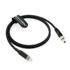 PD Type-C to Locking DC 5.5 2.5mm Fast Charging Power Cable for Atomos Ninja V