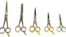 5PCS DOG PET PROFESSIONAL GROOMING HAIR THINNING SCISSORS SHEARS VARIETY SET NEW