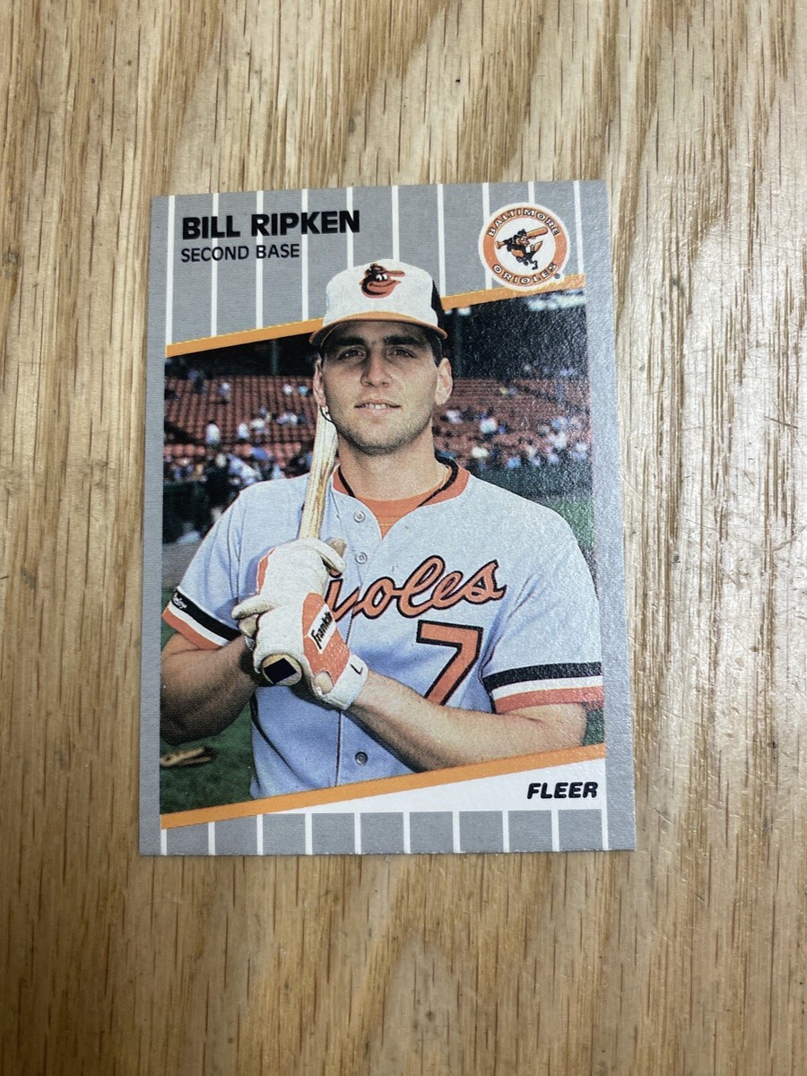 1989 Fleer Bill Ripken Baltimore Orioles Blackout Error Card #616
