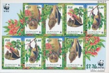 fidji-îles 812-815 Feuille miniature (complète edition) neuf avec gomme original