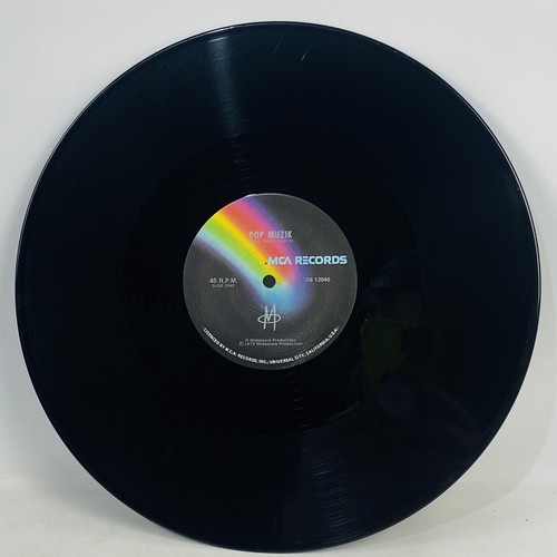 M Pop Muzik RARE AU Ltd Edition 12" Vinyl Disco Single #DS12040 Electronic Pop - Picture 3 of 7