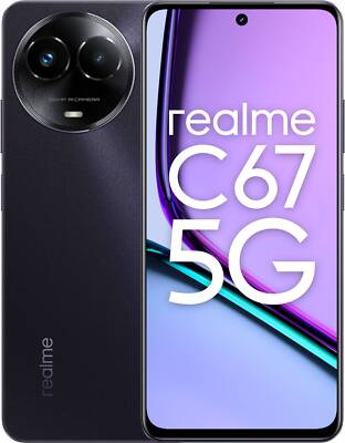 Realme C67 5G Purple (RAM 4GB, 128GB) 6.72 50MP Dimensity 6100+ Global  Version 