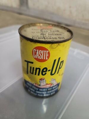 Vintage Hastings Casite Tune-Up Oil Can still full