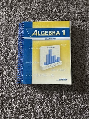 Abeka Algebra 1 Solution Key homeschooling highschool Math Beka