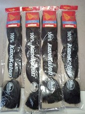 4 Packs The Sassy Collection 100 Kanekalon Jumbo Braid Color 1B Brown New