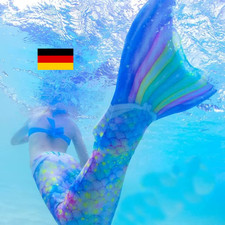 Kids Mädchen Meerjungfrau Schwanzflosse Mono...