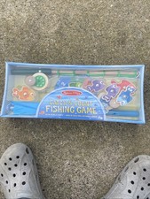 Melissa  Doug Catch  Count Wooden Fishing Game NEW Sealed NIB NWT