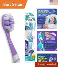 Butter On Gums Toothbrush, ADA Accepted, with 8000 Ultra Soft Softex Bristle...