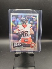 2025 Topps Chrome Bo Nix Throwback Silver Refractor Denver Broncos NFL Star QB