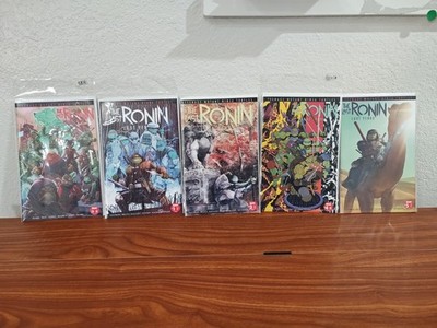Set of 5 TMNT The Last Ronin 1C, 2C, 4RI 1:25, 5C, & Special OneShot RI 1:25 -NM