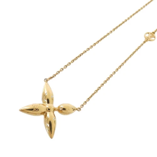 LOUIS VUITTON（LV） Louis Vuitton Collier Louisette M00365 Collana Catena L47cm Charm 1 5cm x 1 5cm