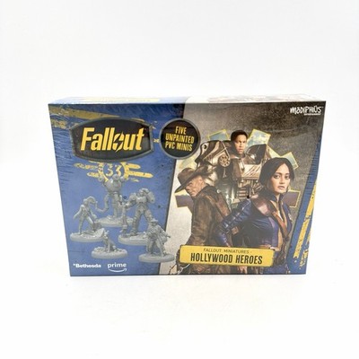 Fallout Hollywood Heroes Miniatures PVC Set Modiphius BRAND NEW SEALED
