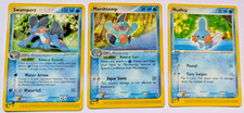 Swampert Marshtomp Mudkip Ruby & Sapphire 23/109 41/109 60/109 Cards Trio [S45]