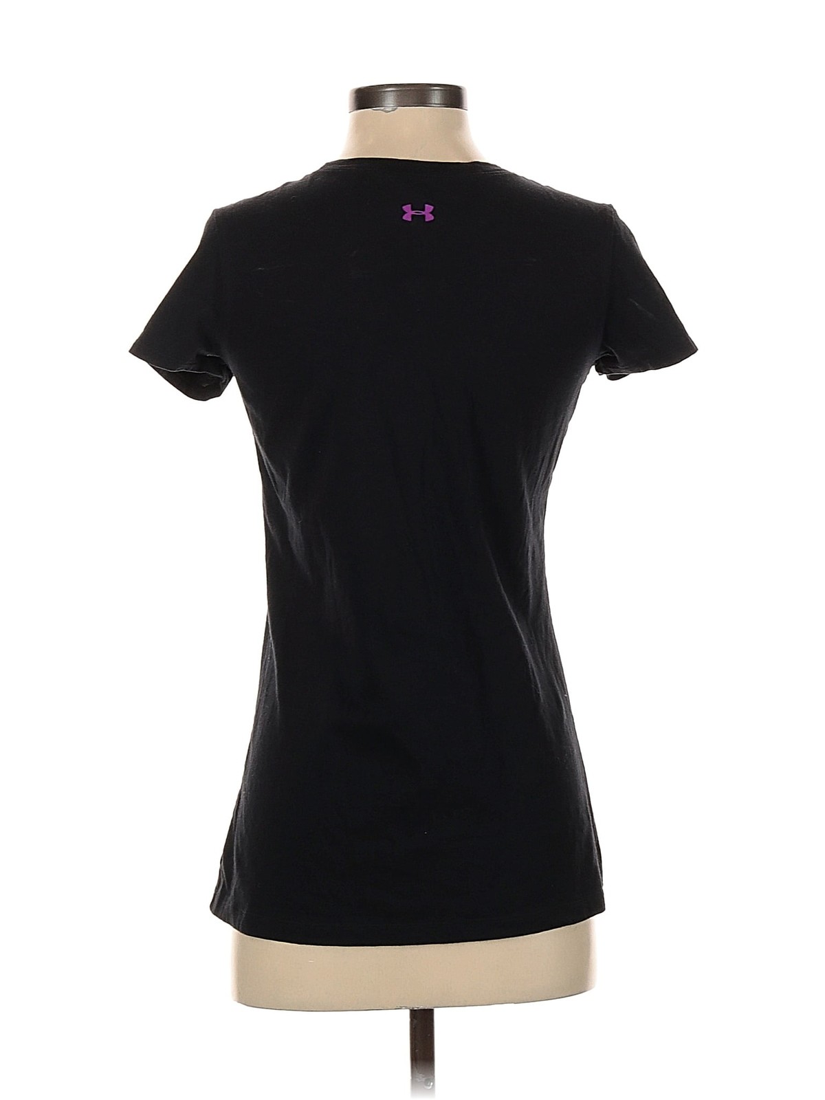 Under Armour Women Black Active T-Shirt S thumbnail 2