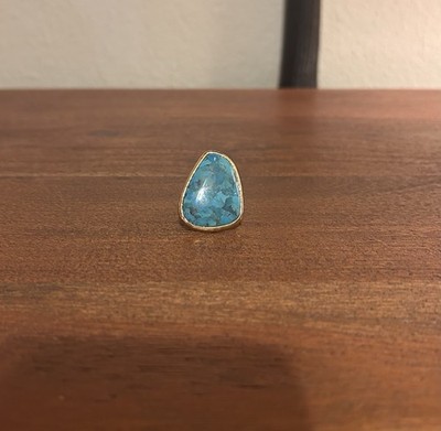 Barse Turquoise Stone Ring Size 7
