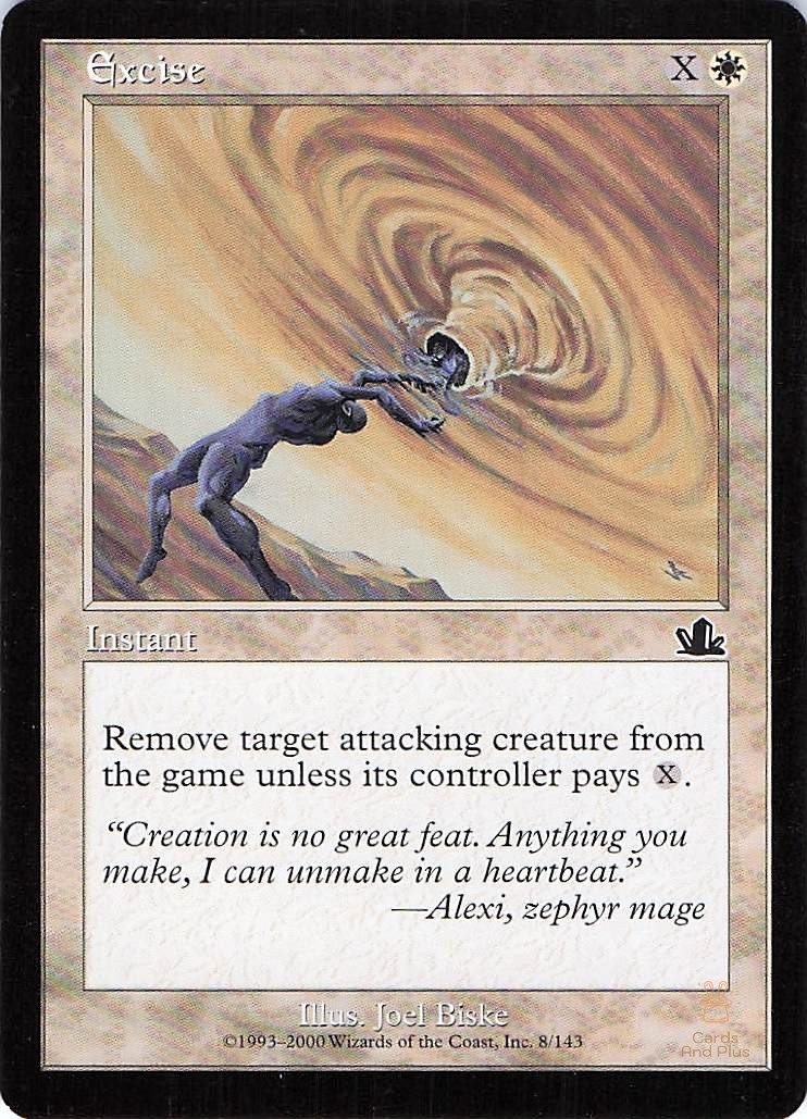 Excise 8 Prophecy Magic: The Gathering NM