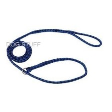 Kennel Slip Lead - Braided Polyethylene - DARK BLUE adjustable, Dark Blue
