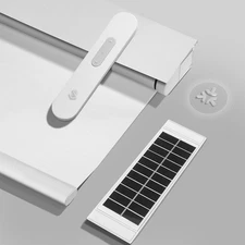 Motorized Roller Shades with Remote, Hub-Free Smart Blinds Compatible with Al...